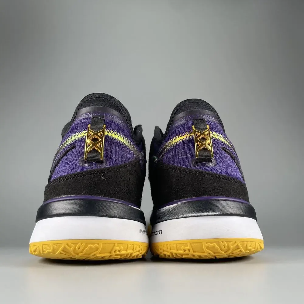 Nike Zoom LeBron NXXT Gen Lakers Men's 9 Purple Yellow Basketball Sneakers EUC